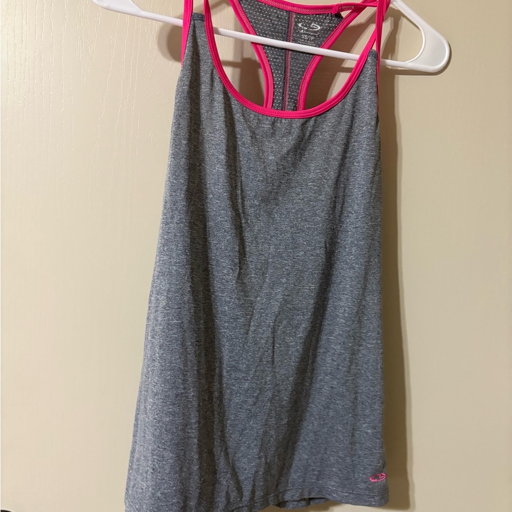 Old Navy Gray Sleeveless Relaxed Tank Top